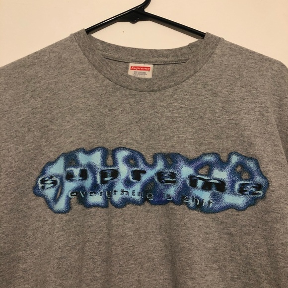 Supreme Other - *SOLD* Supreme Everything Is Shit Tee in Grey